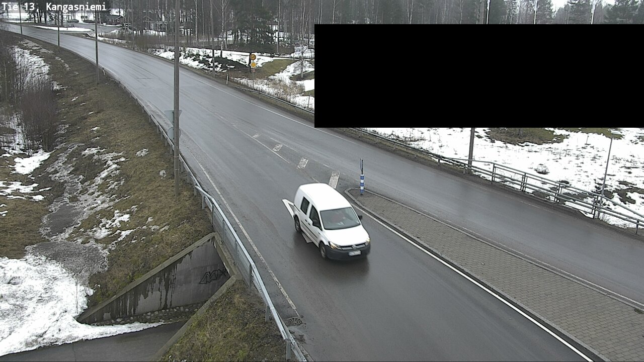 Weather Camera Image Väg 13 Kangasniemi, Kangasniemi, Etelä-Savo