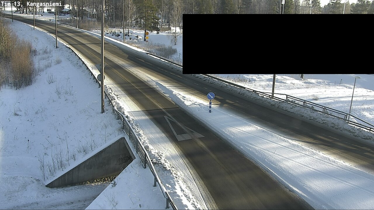 Weather Camera Image Road 13 Kangasniemi, Kangasniemi, Etelä-Savo