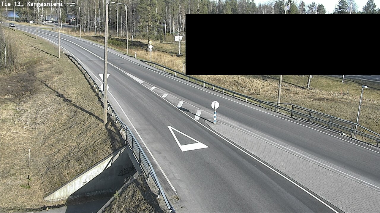 Weather Camera Image Väg 13 Kangasniemi, Kangasniemi, Etelä-Savo