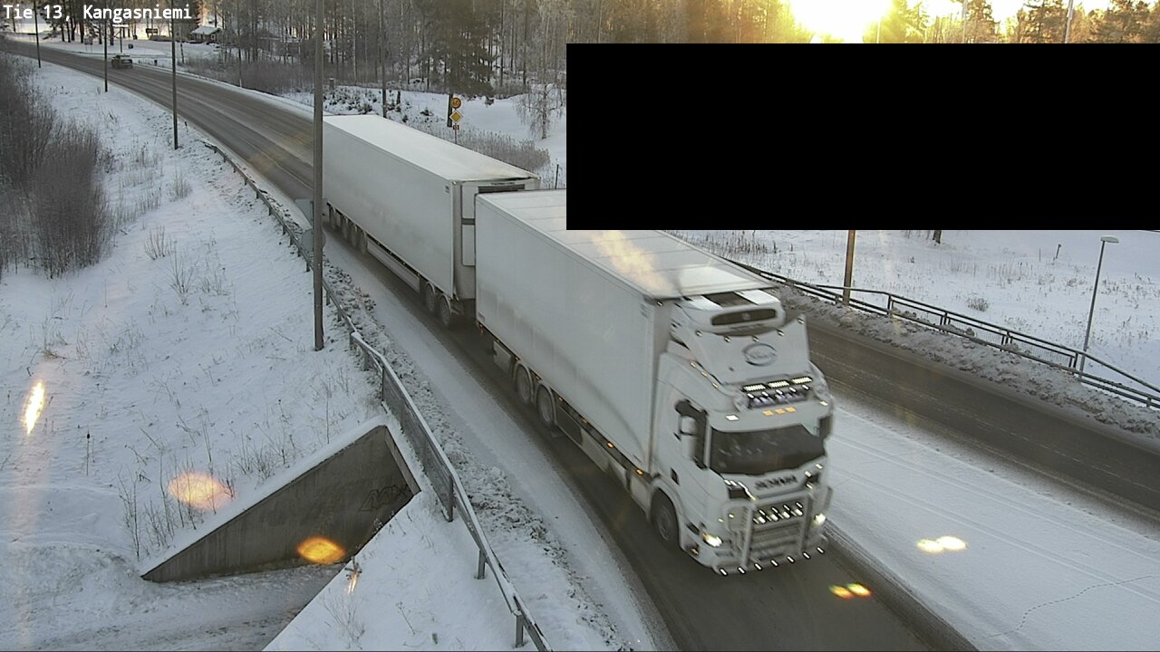 Weather Camera Image Väg 13 Kangasniemi, Kangasniemi, Etelä-Savo