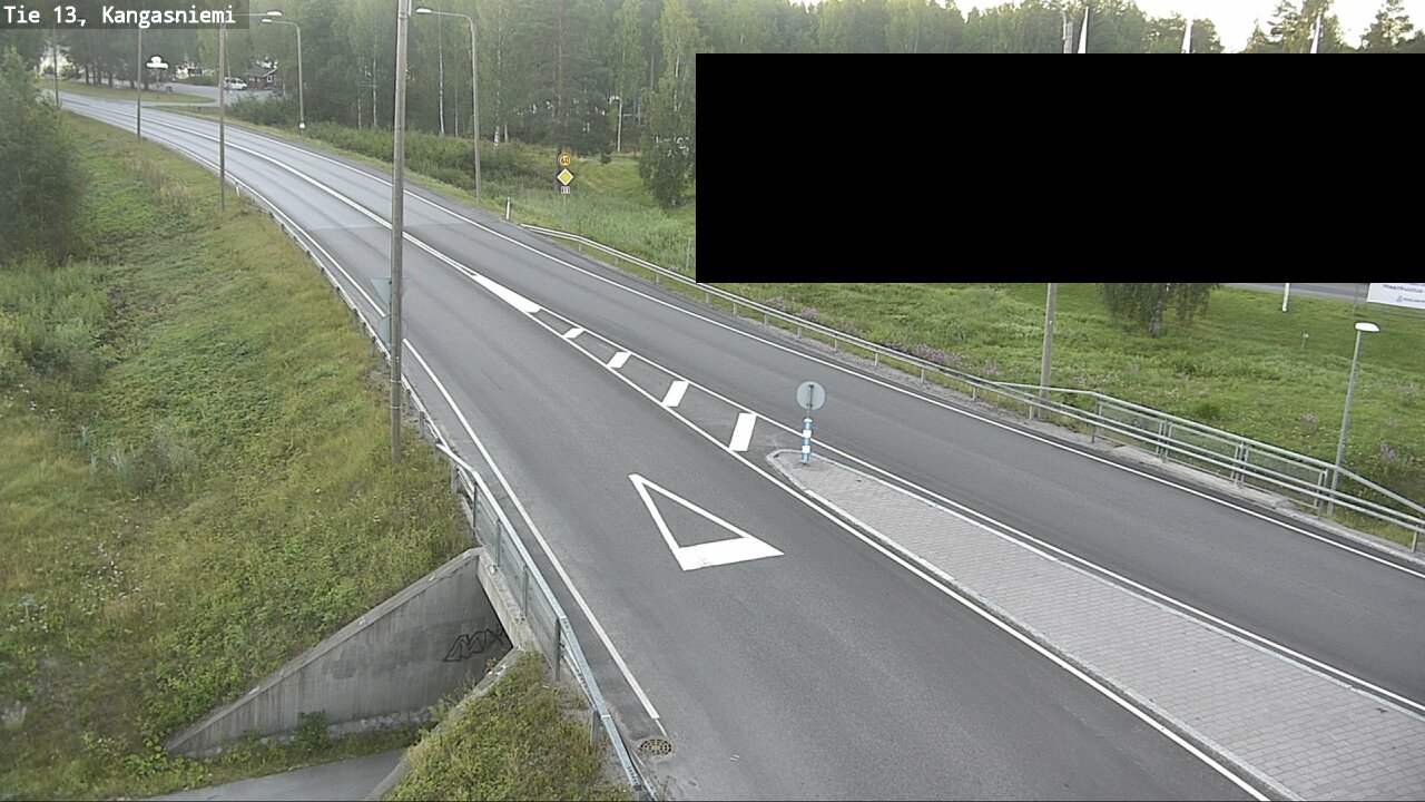 Weather Camera Image Road 13 Kangasniemi, Kangasniemi, Etelä-Savo