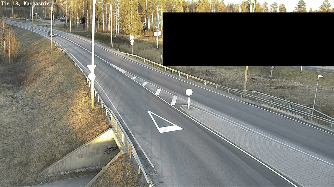 Weather Camera Image Väg 13 Kangasniemi, Kangasniemi, Etelä-Savo