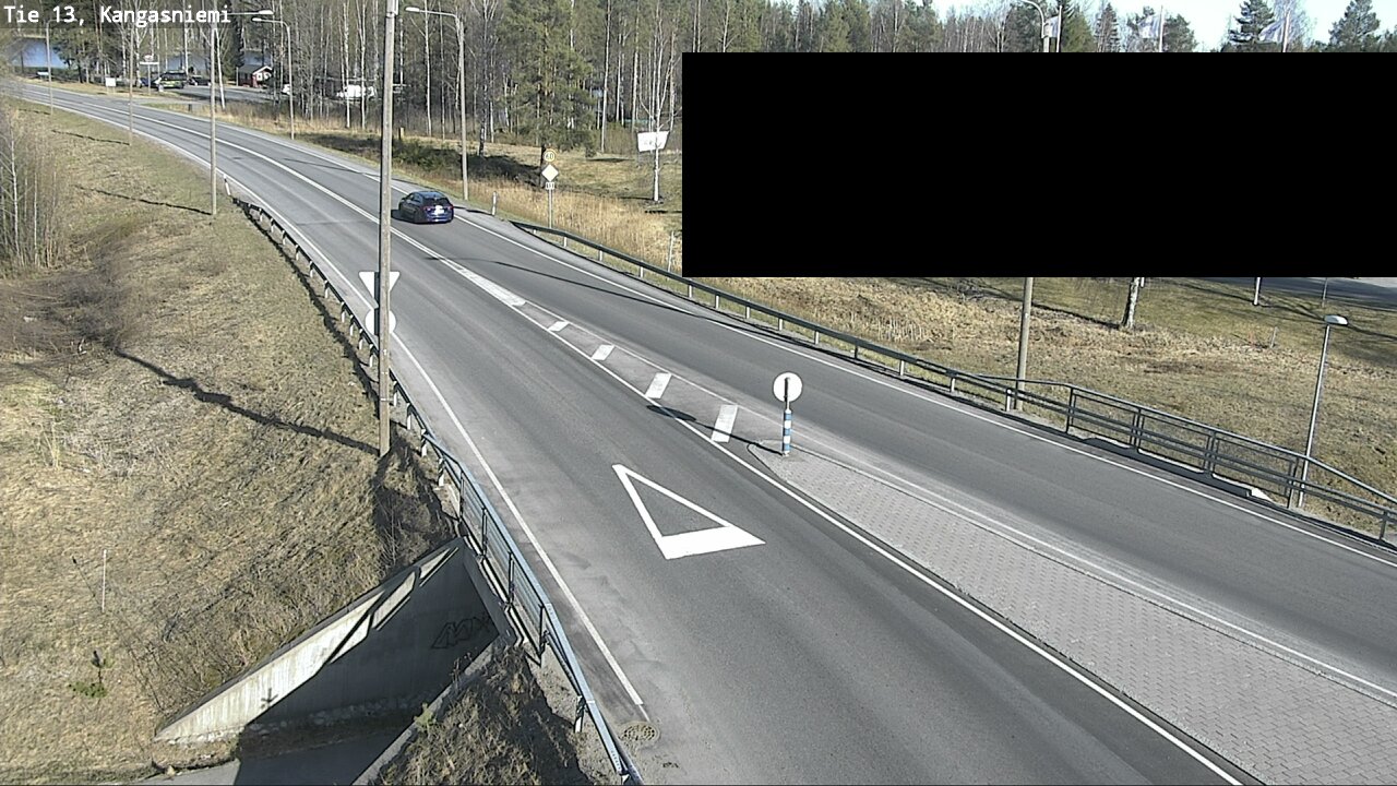 Weather Camera Image Väg 13 Kangasniemi, Kangasniemi, Etelä-Savo
