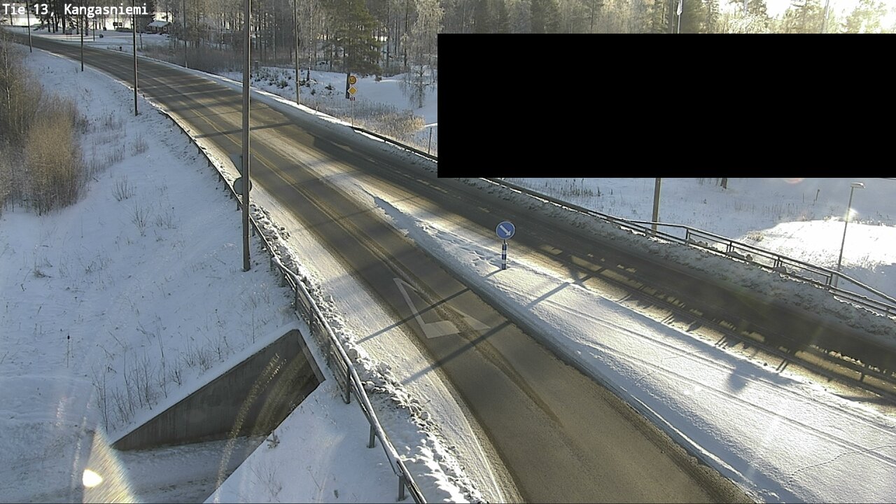 Weather Camera Image Väg 13 Kangasniemi, Kangasniemi, Etelä-Savo