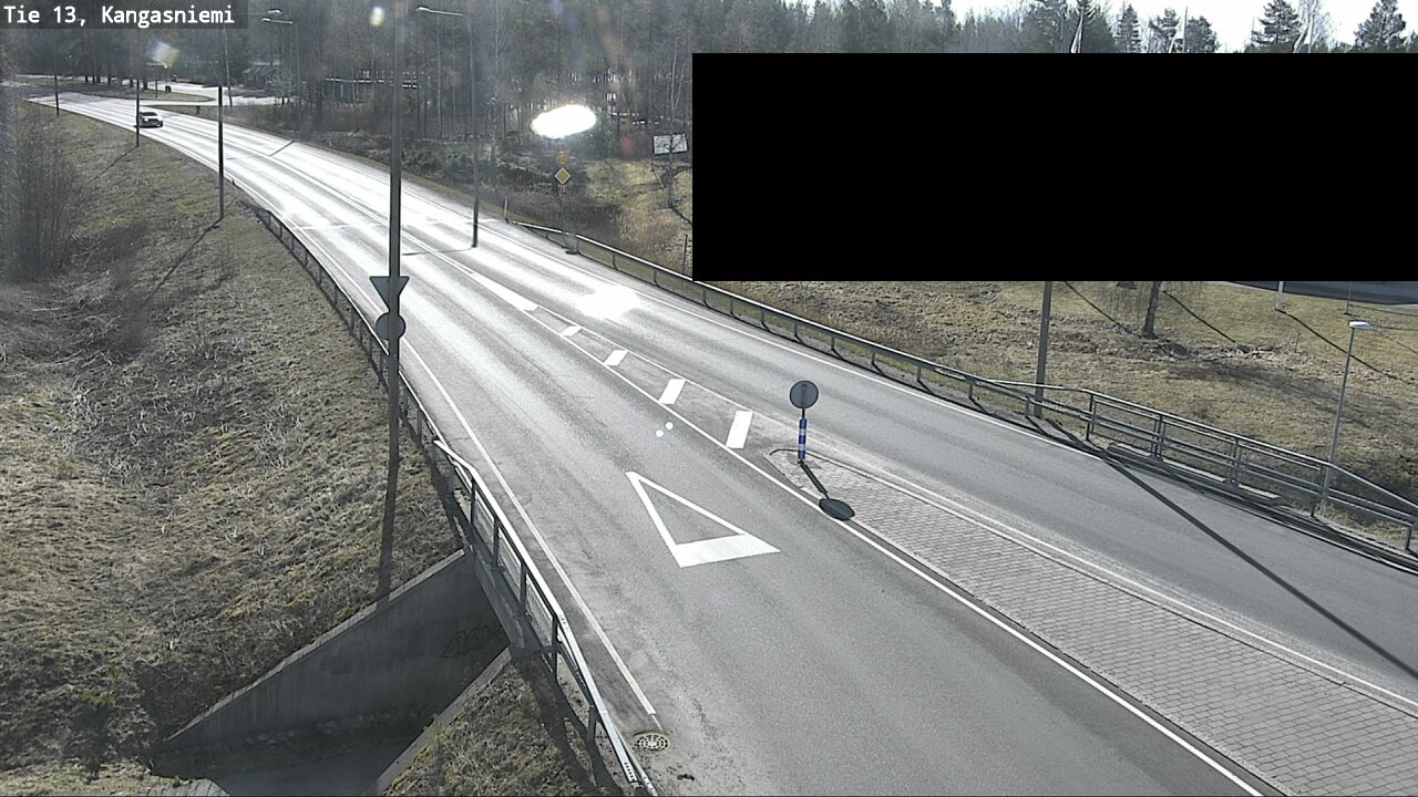 Weather Camera Image Väg 13 Kangasniemi, Kangasniemi, Etelä-Savo