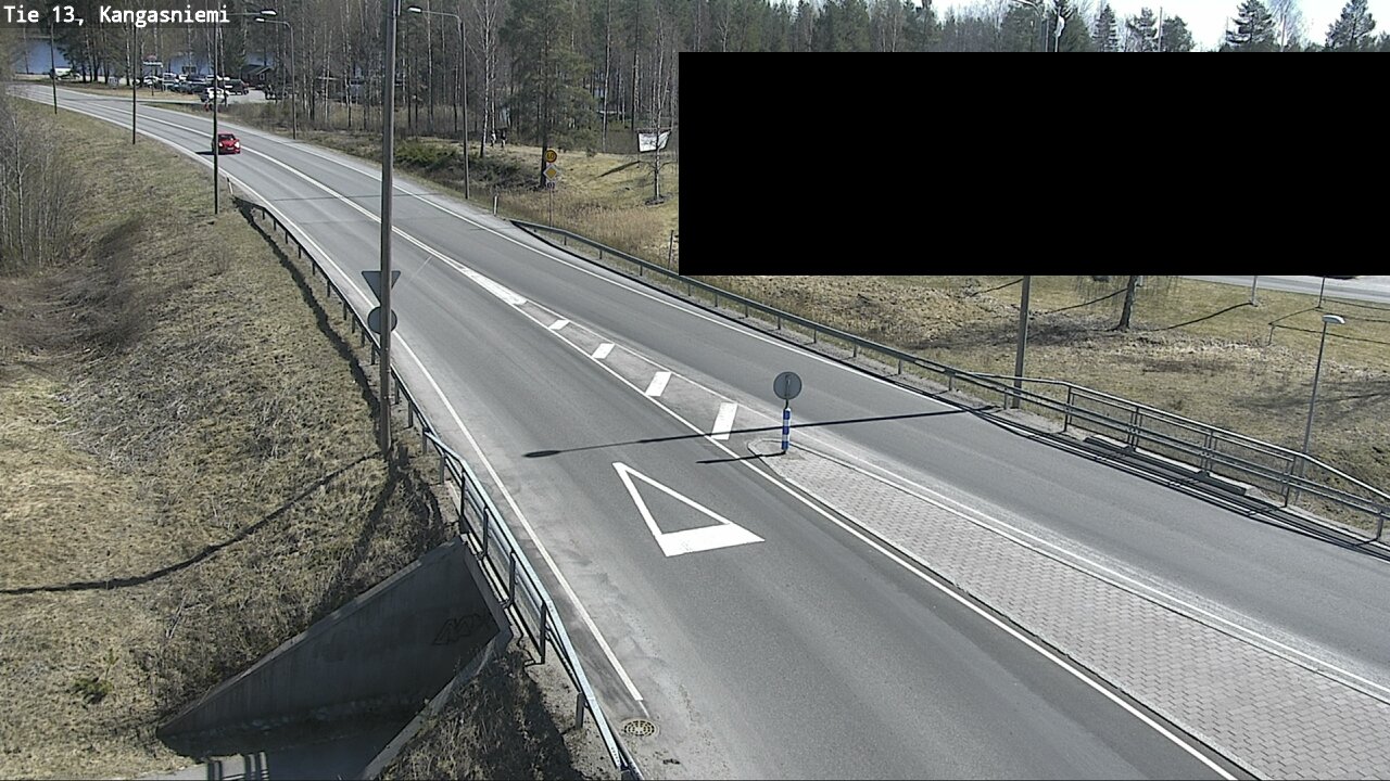Weather Camera Image Väg 13 Kangasniemi, Kangasniemi, Etelä-Savo