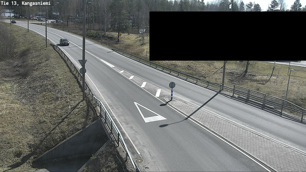 Weather Camera Image Väg 13 Kangasniemi, Kangasniemi, Etelä-Savo