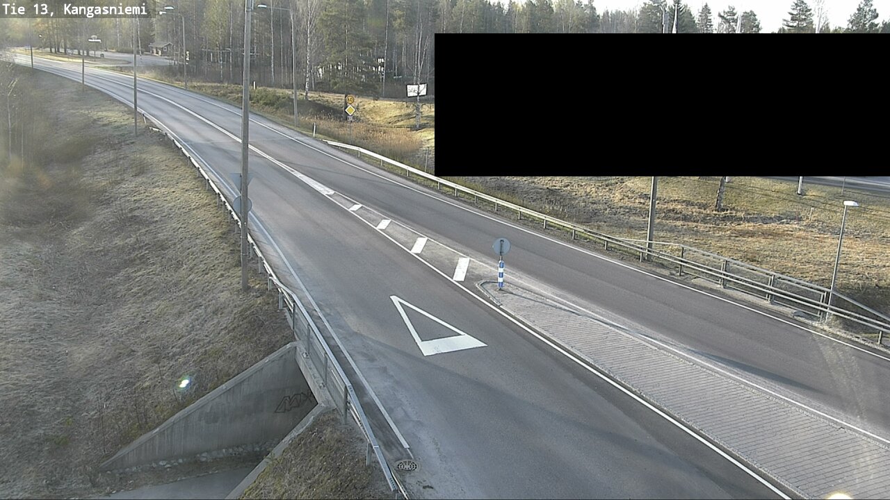 Weather Camera Image Väg 13 Kangasniemi, Kangasniemi, Etelä-Savo