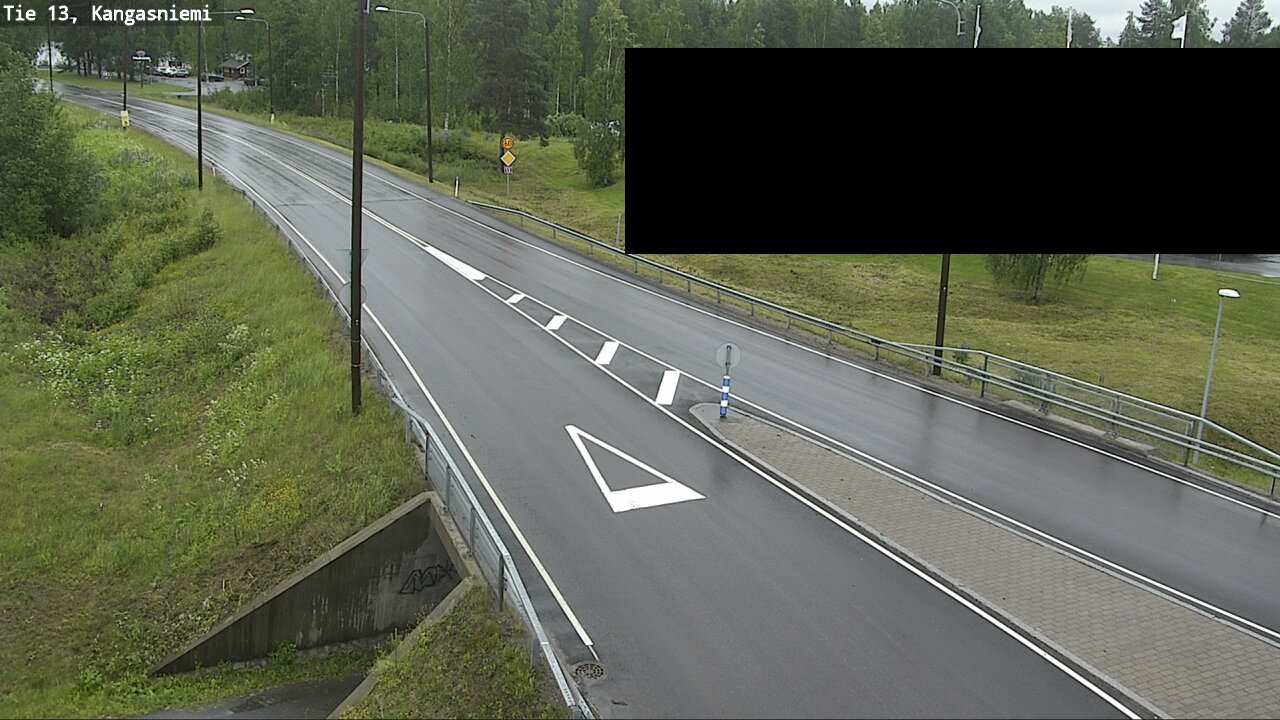 Weather Camera Image Väg 13 Kangasniemi, Kangasniemi, Etelä-Savo