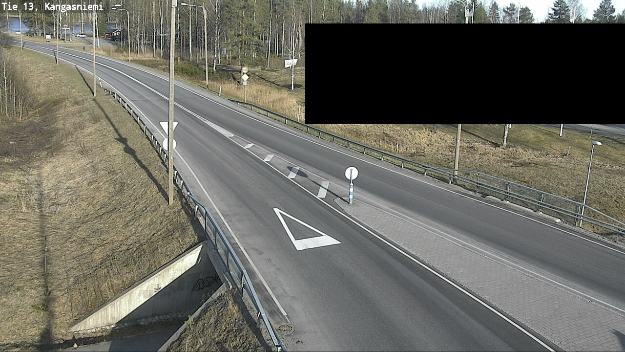 Weather Camera Image Väg 13 Kangasniemi, Kangasniemi, Etelä-Savo