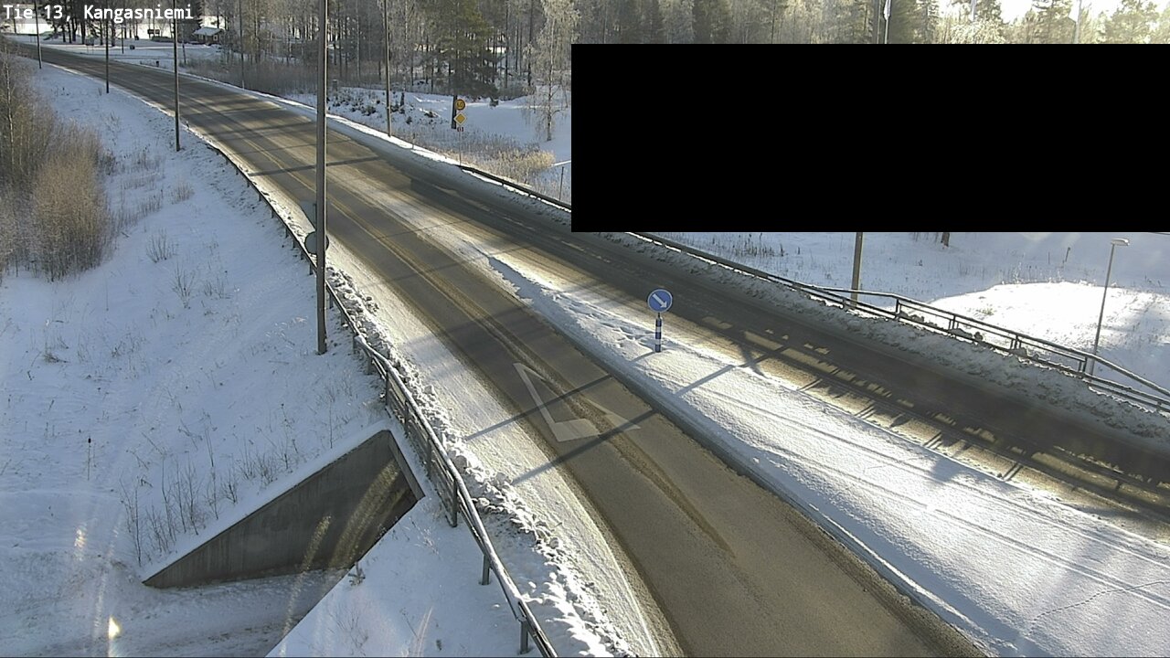 Weather Camera Image Väg 13 Kangasniemi, Kangasniemi, Etelä-Savo