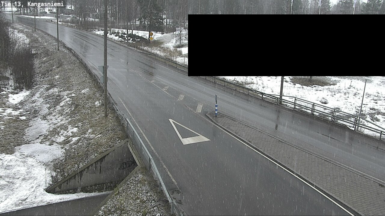 Weather Camera Image Road 13 Kangasniemi, Kangasniemi, Etelä-Savo