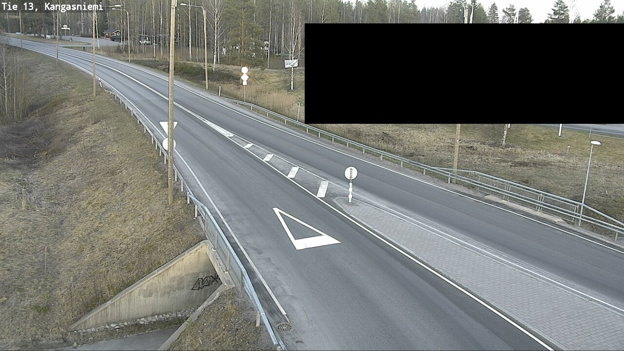 Weather Camera Image Väg 13 Kangasniemi, Kangasniemi, Etelä-Savo