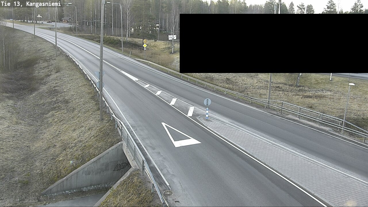 Weather Camera Image Väg 13 Kangasniemi, Kangasniemi, Etelä-Savo