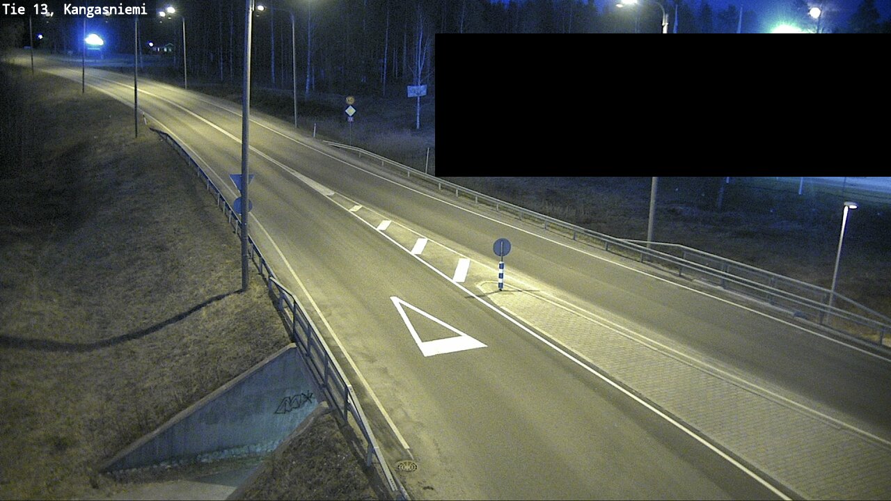 Weather Camera Image Väg 13 Kangasniemi, Kangasniemi, Etelä-Savo