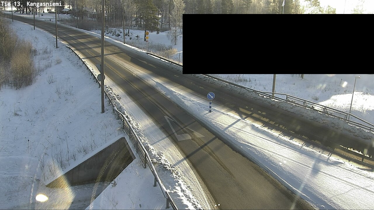 Weather Camera Image Väg 13 Kangasniemi, Kangasniemi, Etelä-Savo