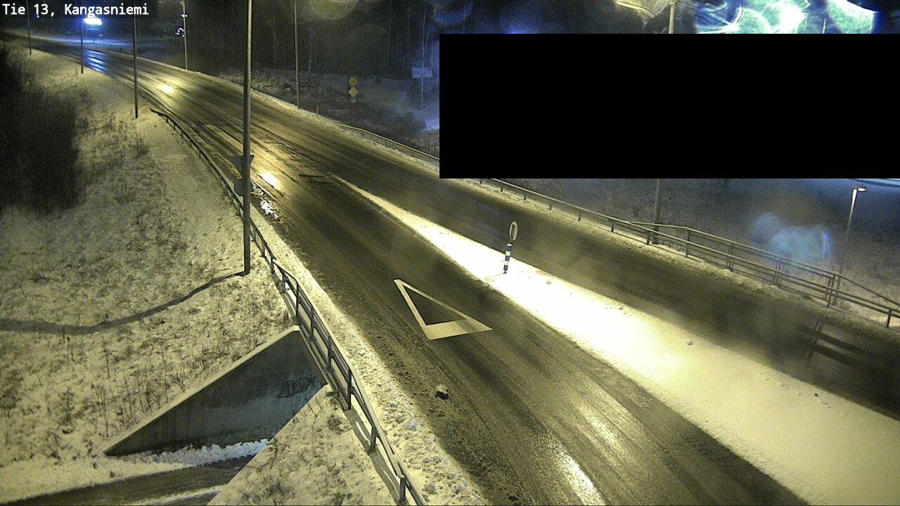 Weather Camera Image Väg 13 Kangasniemi, Kangasniemi, Etelä-Savo