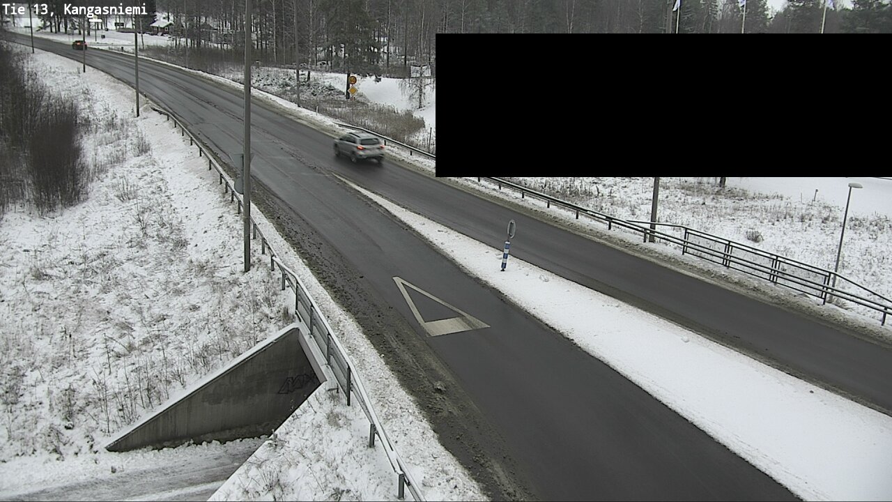 Weather Camera Image Väg 13 Kangasniemi, Kangasniemi, Etelä-Savo
