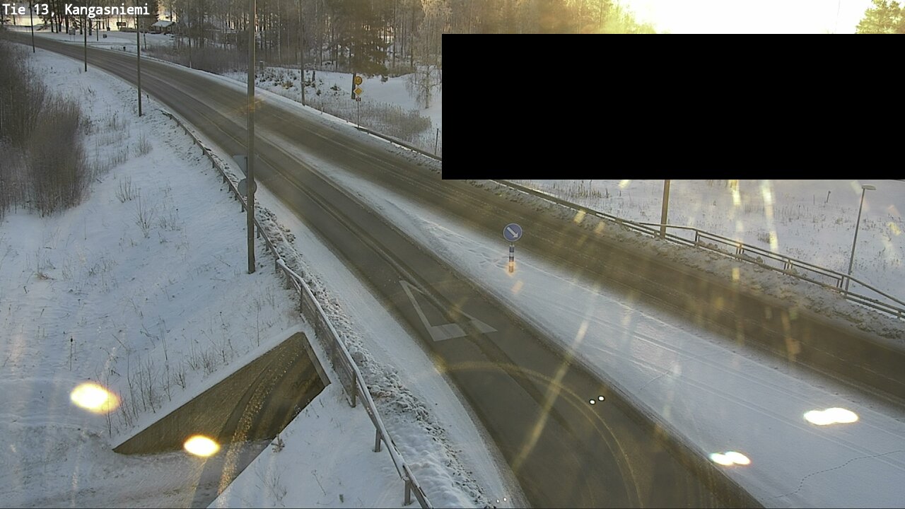 Weather Camera Image Väg 13 Kangasniemi, Kangasniemi, Etelä-Savo