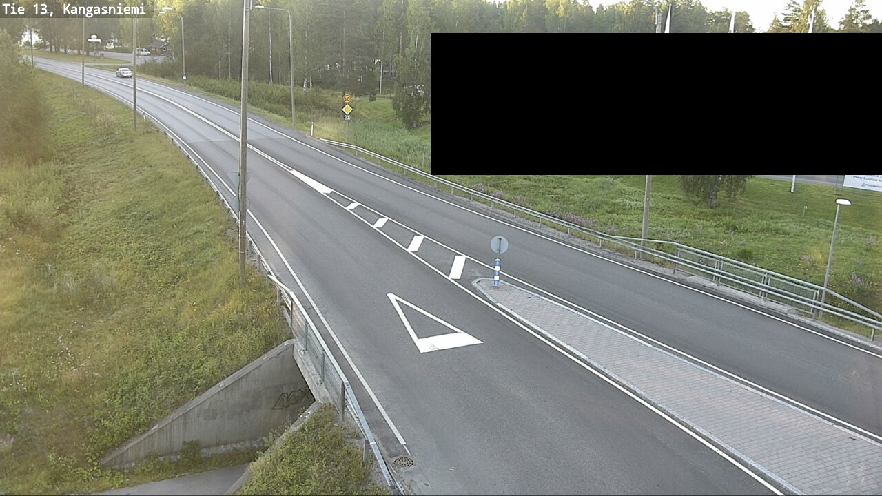 Weather Camera Image Road 13 Kangasniemi, Kangasniemi, Etelä-Savo