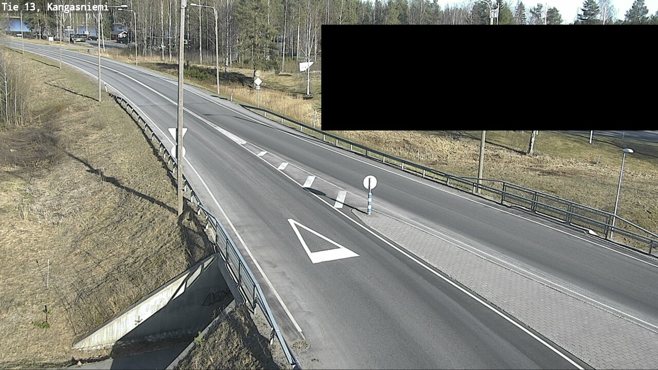 Weather Camera Image Väg 13 Kangasniemi, Kangasniemi, Etelä-Savo