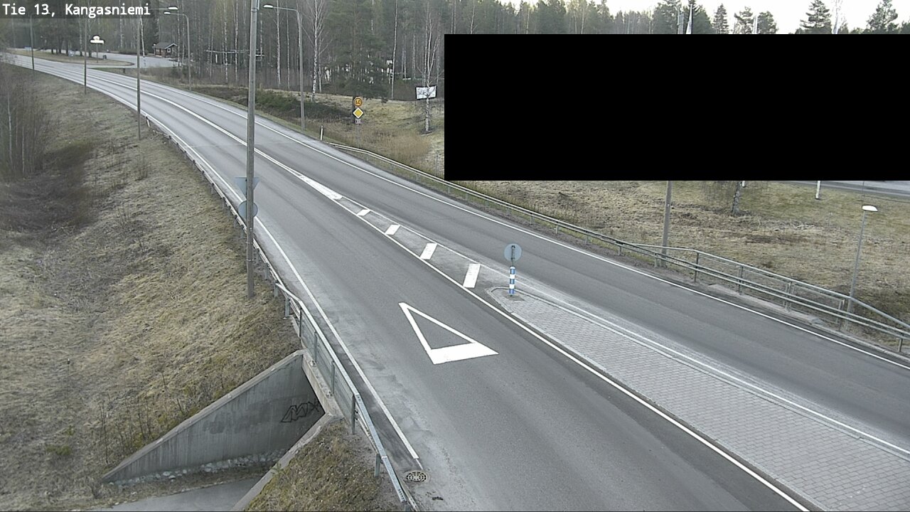 Weather Camera Image Väg 13 Kangasniemi, Kangasniemi, Etelä-Savo