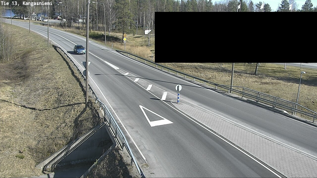 Weather Camera Image Väg 13 Kangasniemi, Kangasniemi, Etelä-Savo
