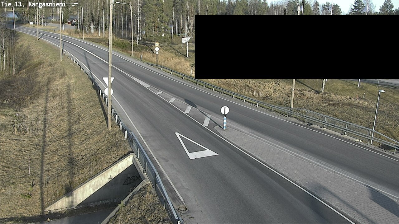 Weather Camera Image Väg 13 Kangasniemi, Kangasniemi, Etelä-Savo