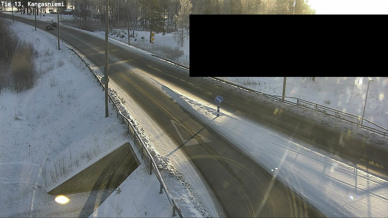 Weather Camera Image Väg 13 Kangasniemi, Kangasniemi, Etelä-Savo