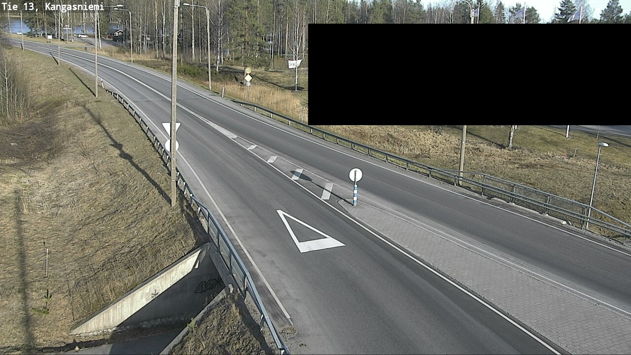Weather Camera Image Väg 13 Kangasniemi, Kangasniemi, Etelä-Savo