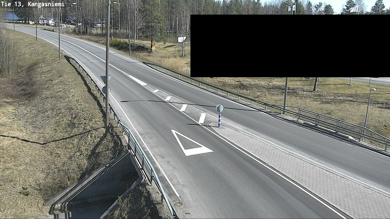 Weather Camera Image Väg 13 Kangasniemi, Kangasniemi, Etelä-Savo