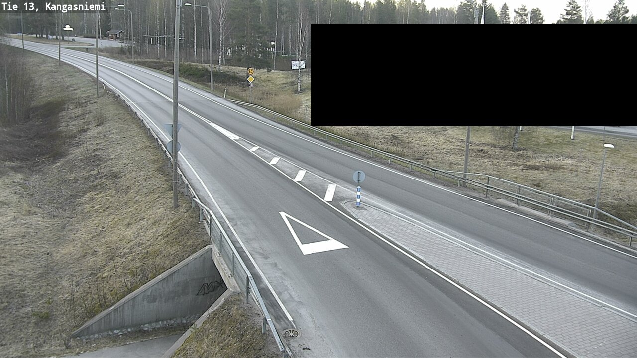Weather Camera Image Väg 13 Kangasniemi, Kangasniemi, Etelä-Savo
