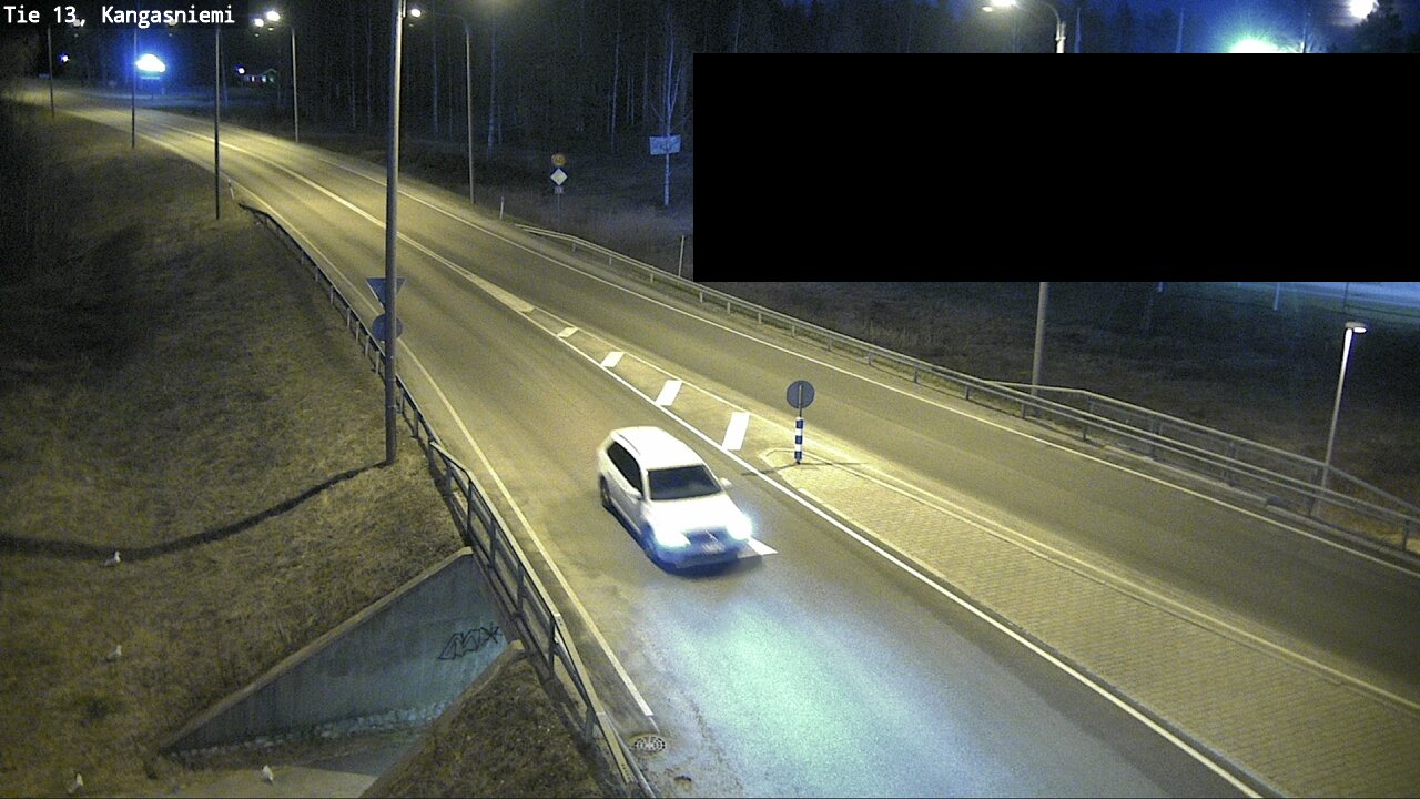 Weather Camera Image Väg 13 Kangasniemi, Kangasniemi, Etelä-Savo