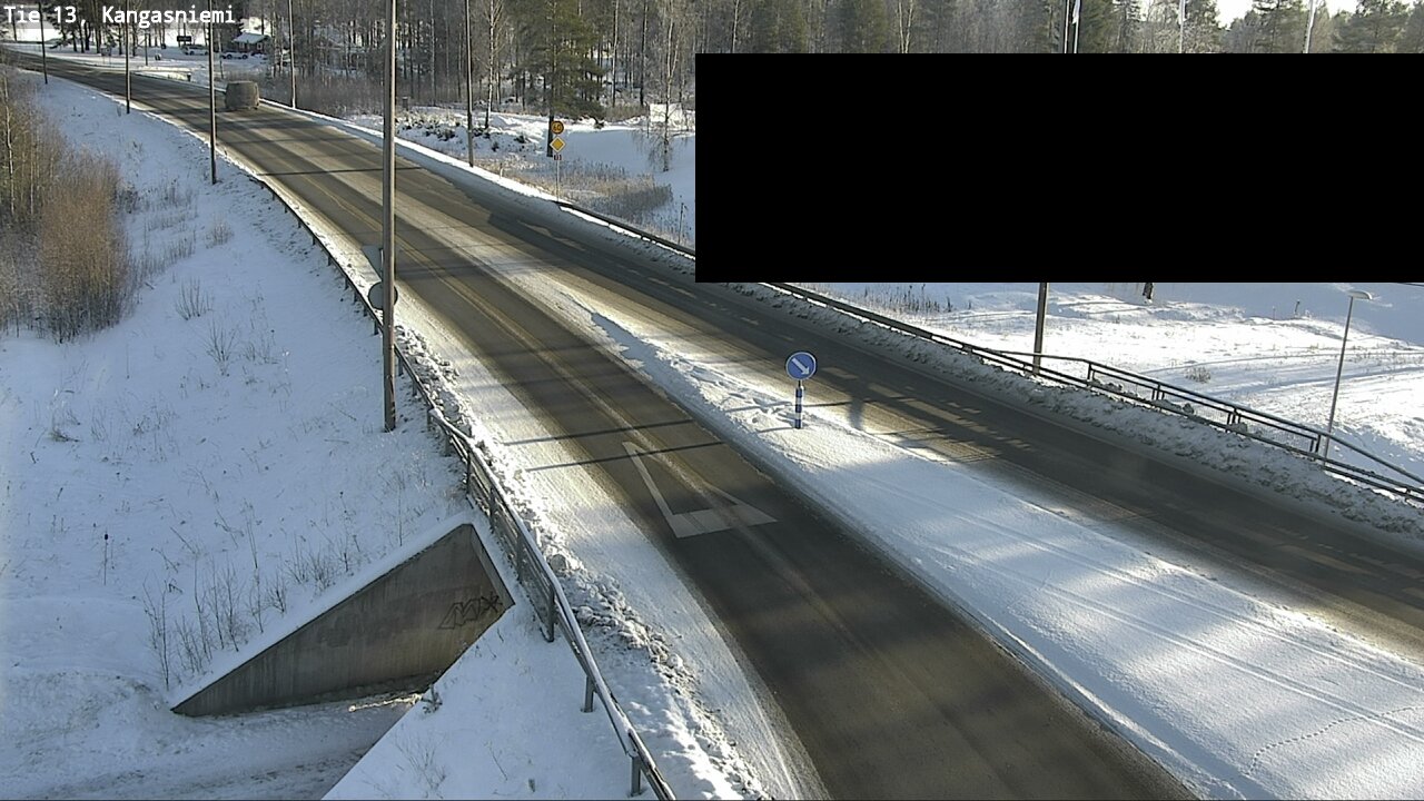Weather Camera Image Road 13 Kangasniemi, Kangasniemi, Etelä-Savo