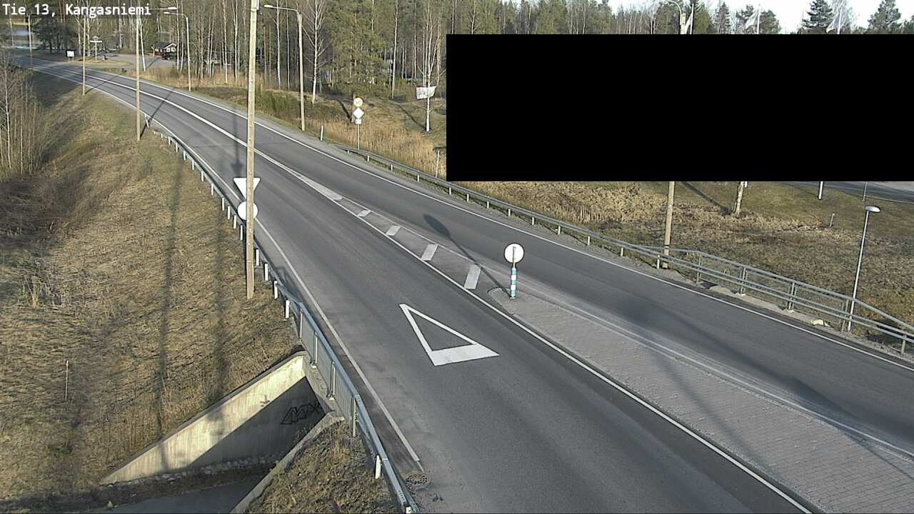 Weather Camera Image Väg 13 Kangasniemi, Kangasniemi, Etelä-Savo