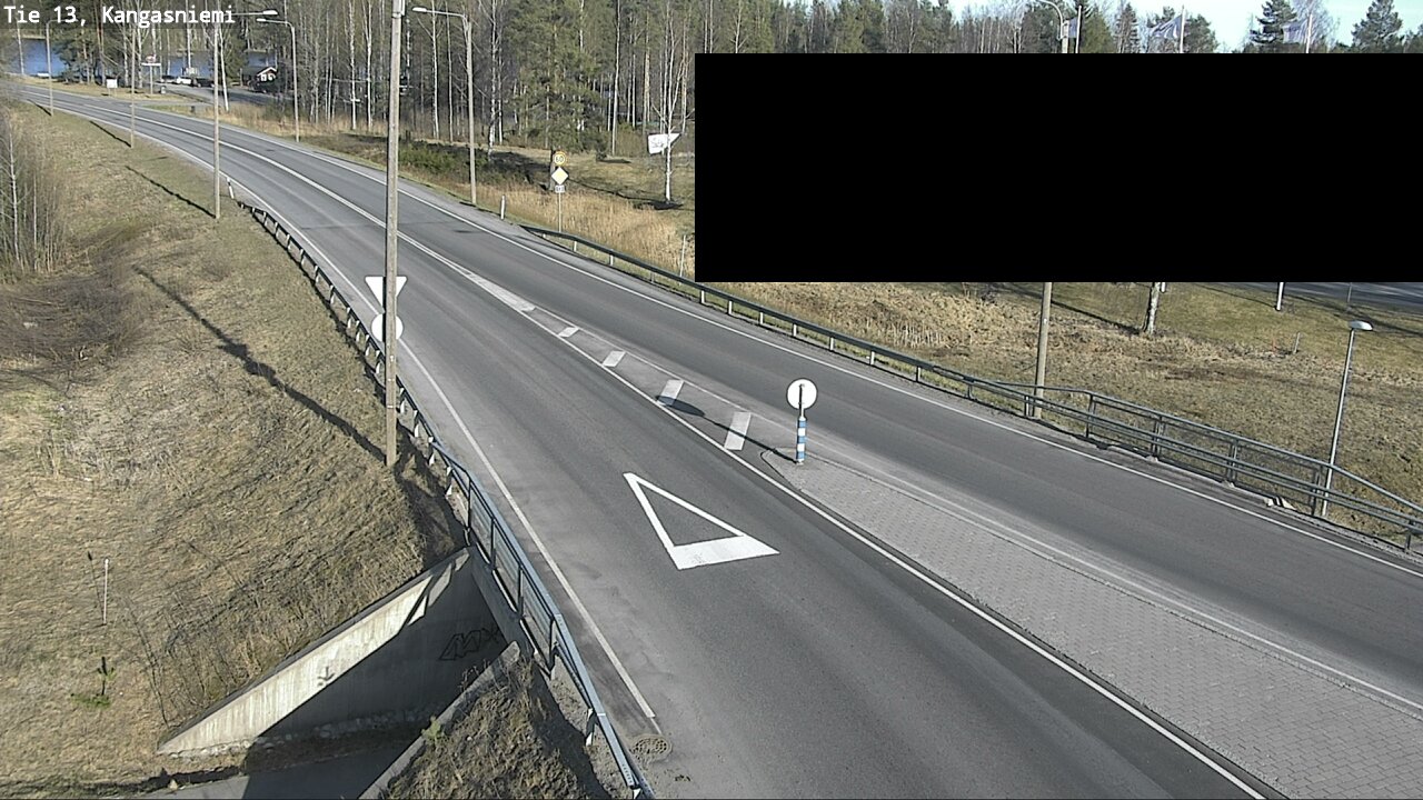 Weather Camera Image Väg 13 Kangasniemi, Kangasniemi, Etelä-Savo