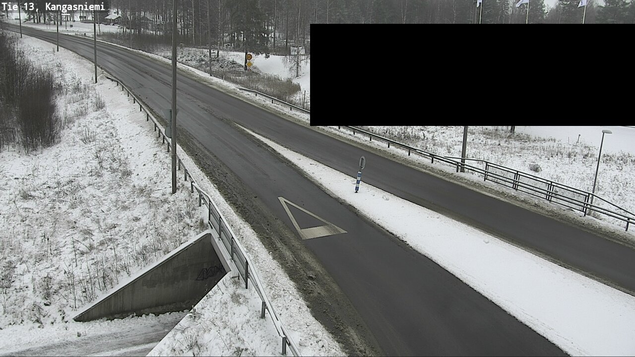 Weather Camera Image Väg 13 Kangasniemi, Kangasniemi, Etelä-Savo