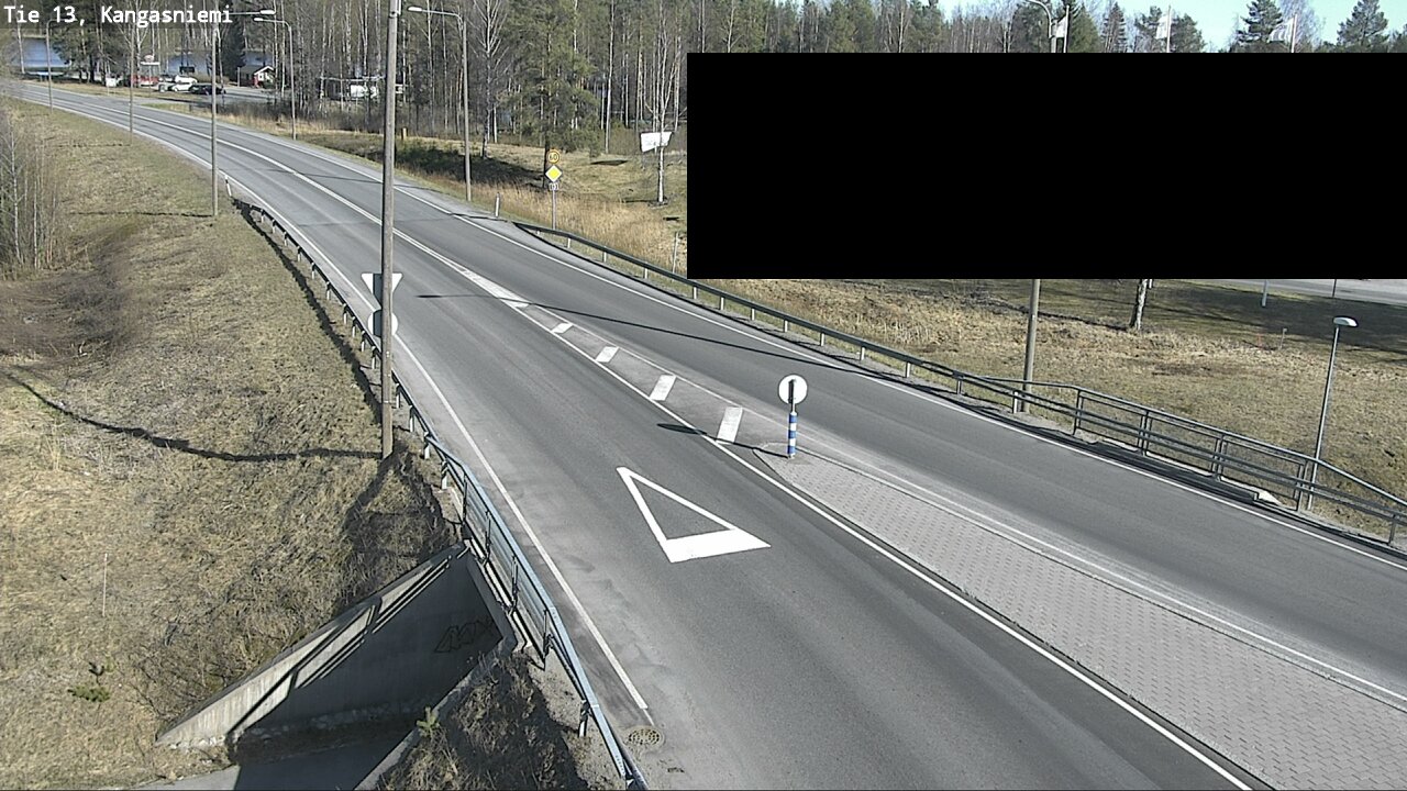 Weather Camera Image Väg 13 Kangasniemi, Kangasniemi, Etelä-Savo