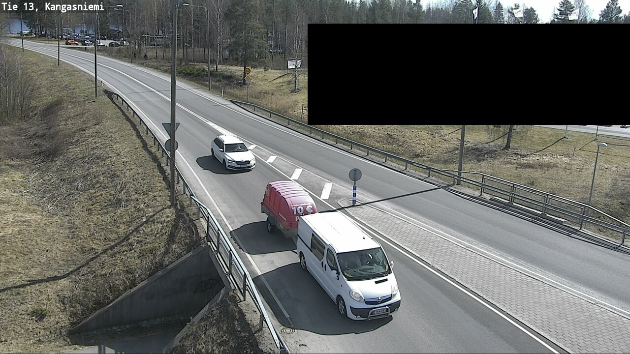 Weather Camera Image Väg 13 Kangasniemi, Kangasniemi, Etelä-Savo