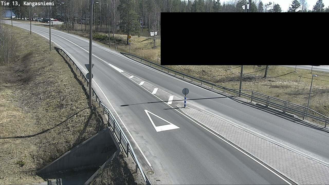 Weather Camera Image Väg 13 Kangasniemi, Kangasniemi, Etelä-Savo