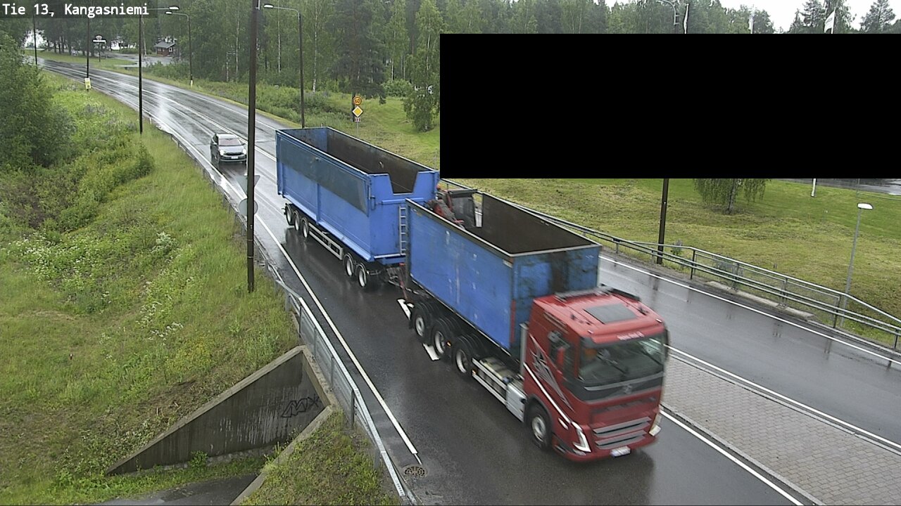 Weather Camera Image Road 13 Kangasniemi, Kangasniemi, Etelä-Savo
