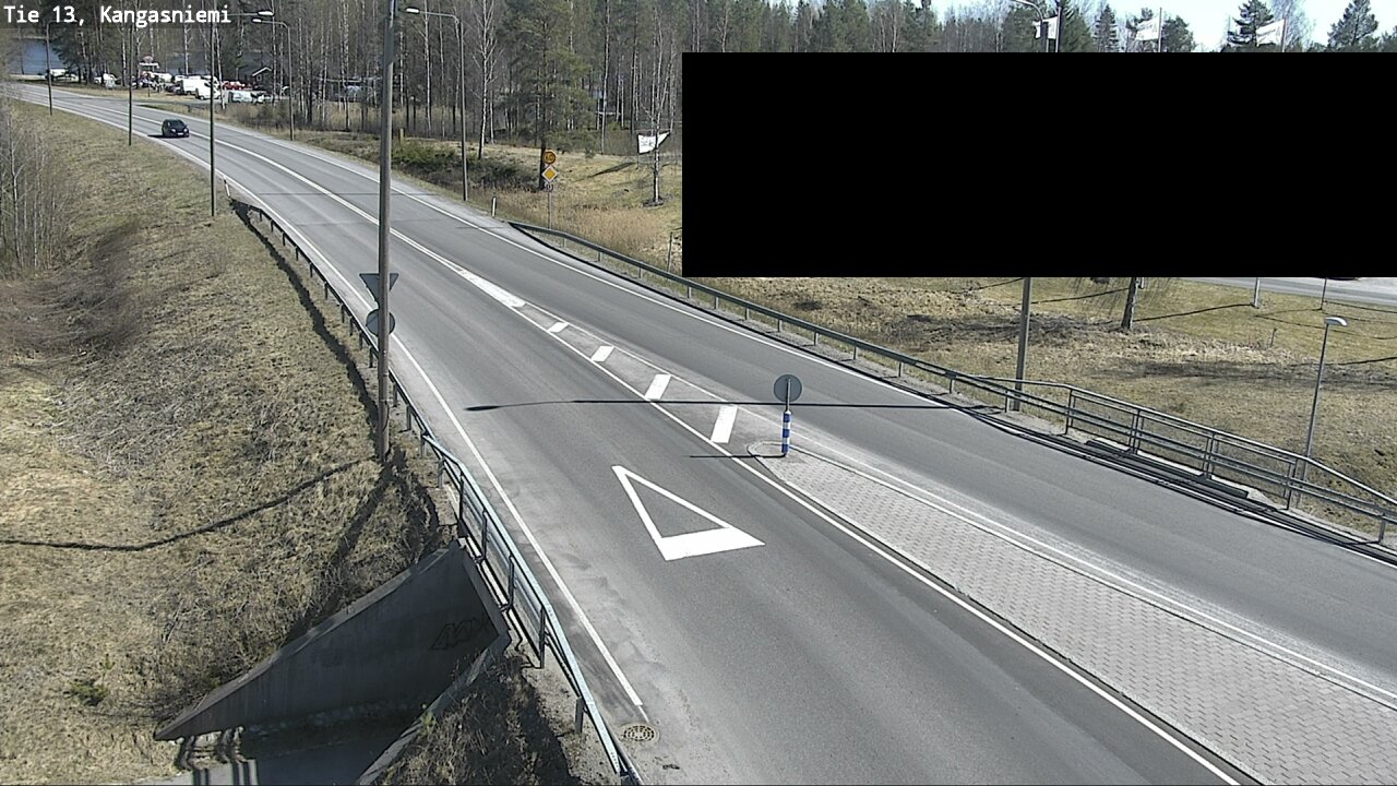 Weather Camera Image Väg 13 Kangasniemi, Kangasniemi, Etelä-Savo