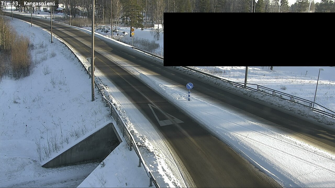 Weather Camera Image Road 13 Kangasniemi, Kangasniemi, Etelä-Savo