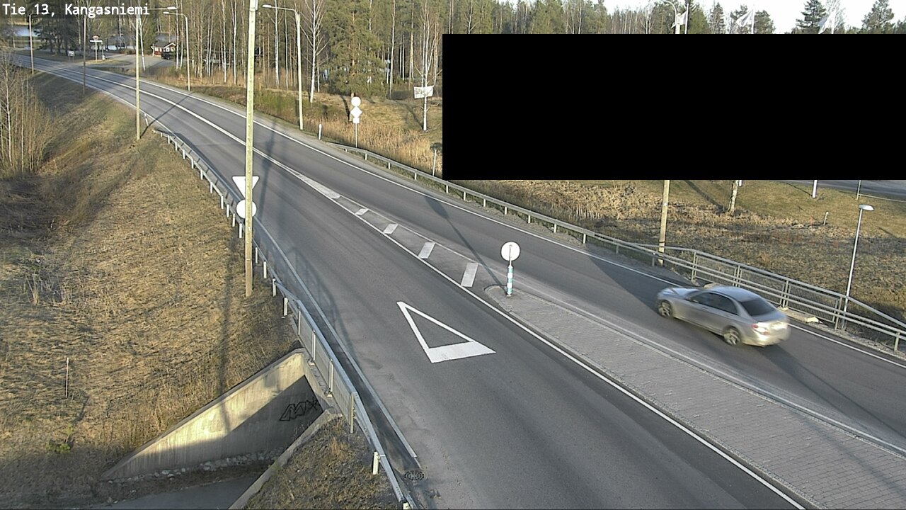 Weather Camera Image Väg 13 Kangasniemi, Kangasniemi, Etelä-Savo