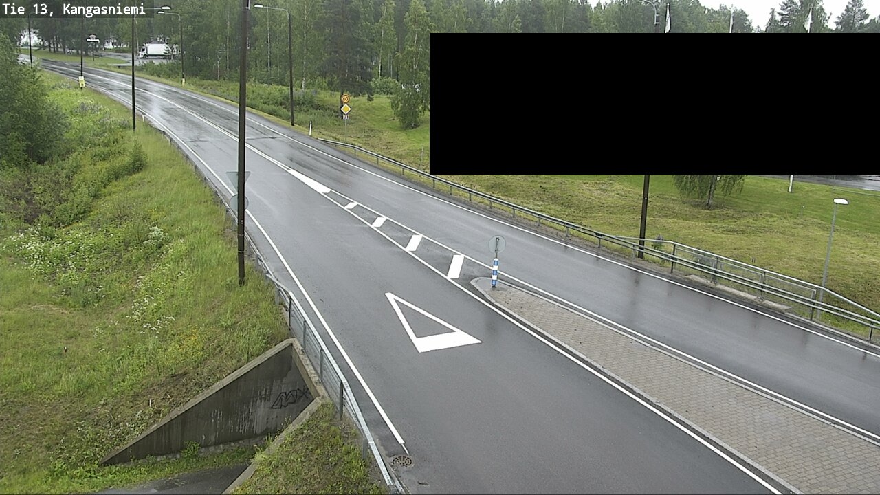 Weather Camera Image Väg 13 Kangasniemi, Kangasniemi, Etelä-Savo