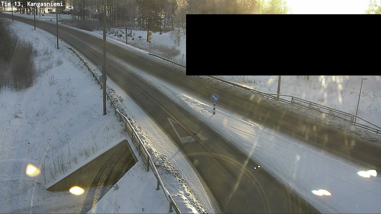 Weather Camera Image Väg 13 Kangasniemi, Kangasniemi, Etelä-Savo