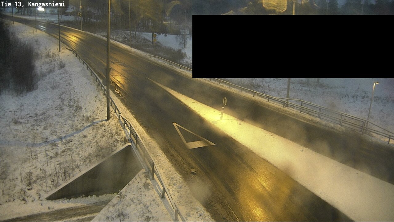 Weather Camera Image Väg 13 Kangasniemi, Kangasniemi, Etelä-Savo