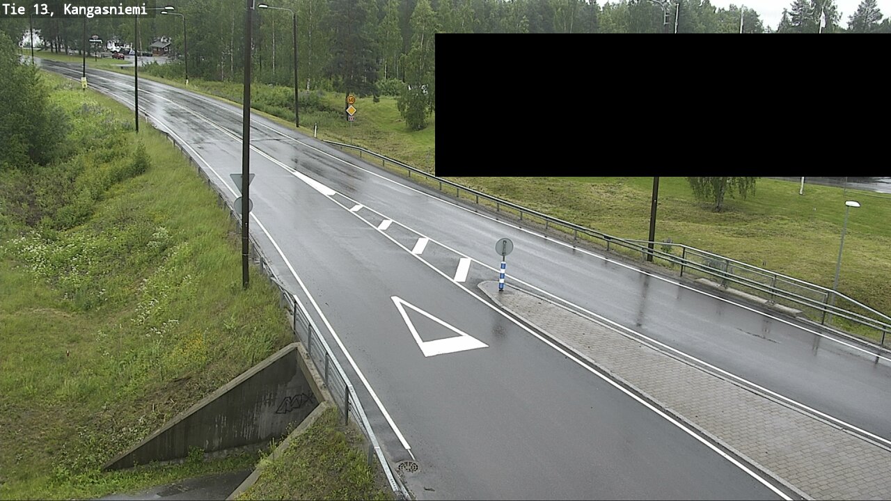 Weather Camera Image Väg 13 Kangasniemi, Kangasniemi, Etelä-Savo