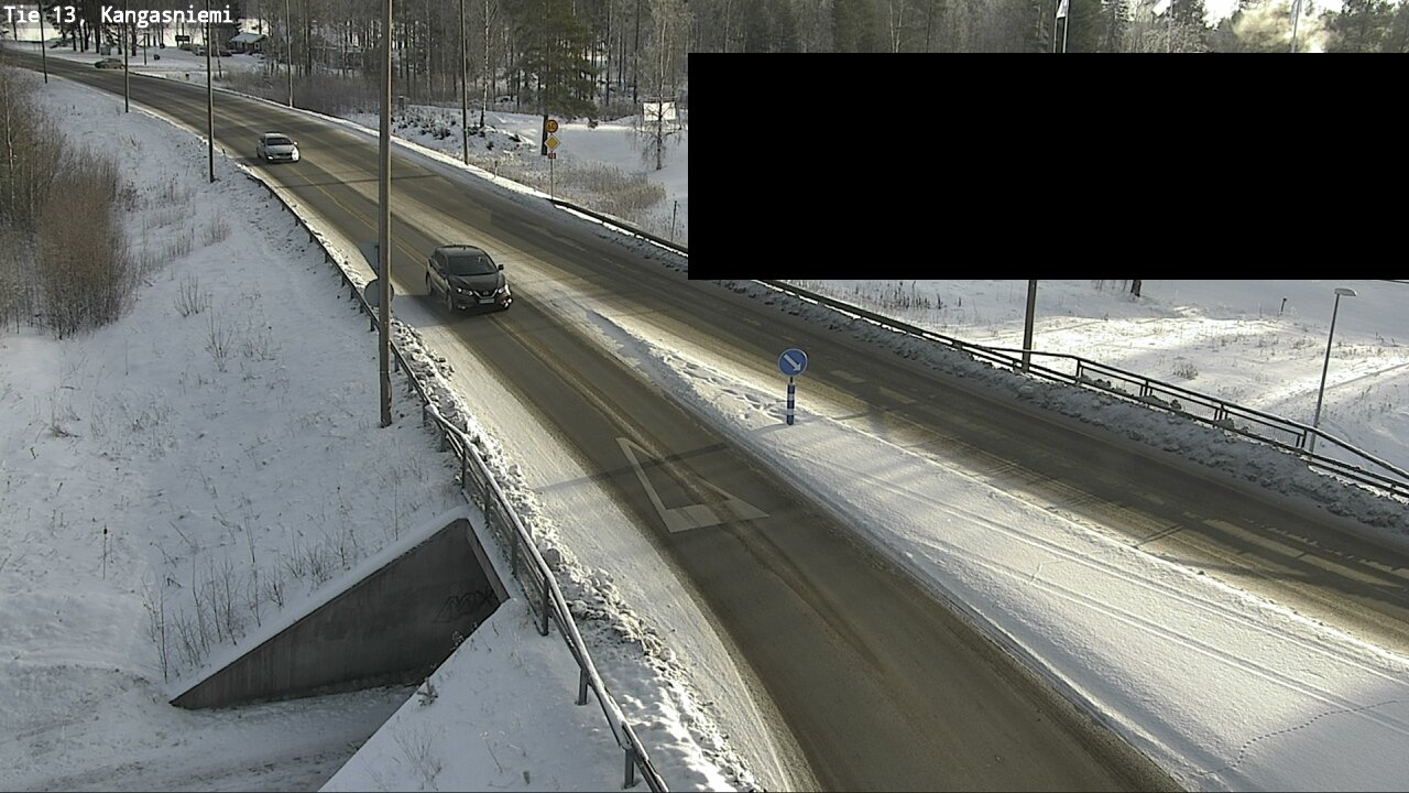 Weather Camera Image Road 13 Kangasniemi, Kangasniemi, Etelä-Savo