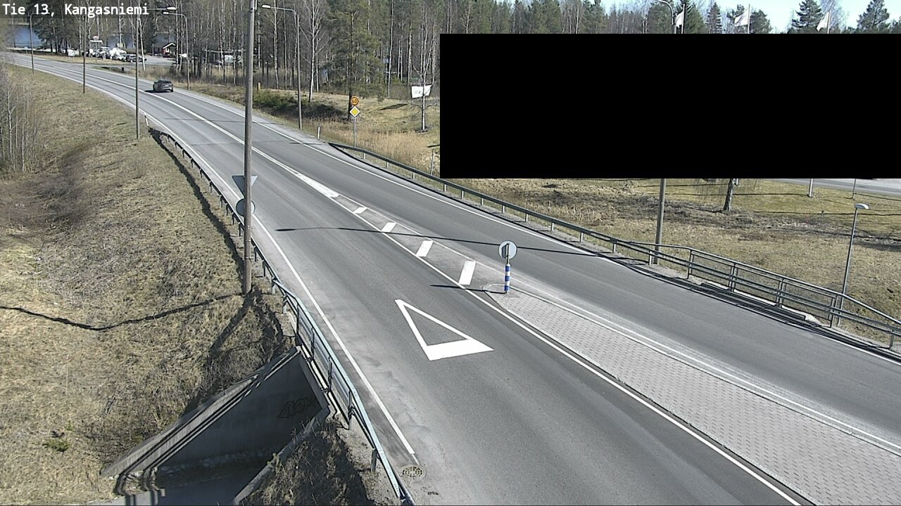 Weather Camera Image Väg 13 Kangasniemi, Kangasniemi, Etelä-Savo